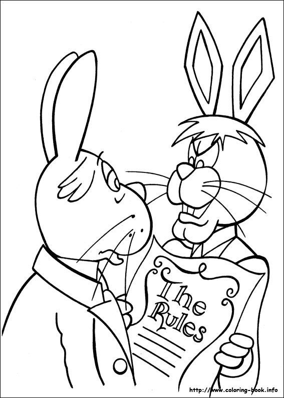 Peter Cottontail coloring picture